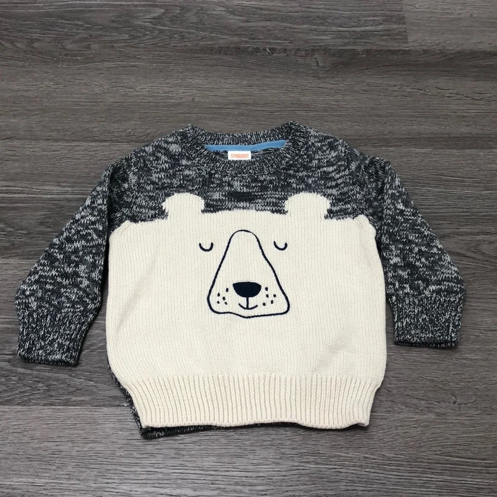 Gymboree Baby Sleeping Bear Sweater - size 6-12 months